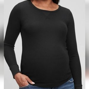 NWT - Large Gap Maternity Waffle Knit Shirt